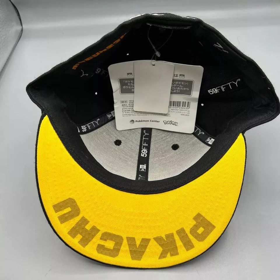 New Era Pikachu Pokemon Quest Hat Men 7 3/8 59Fifty New Era Fitted Size ONE SIZE - 5 Thumbnail