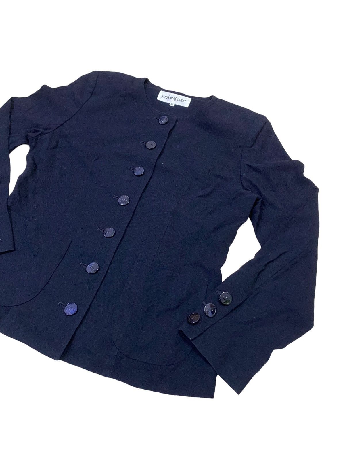 Yves Saint Laurent Yves Saint Laurent Button Jacket Size S / US 4 / IT 40 - 1 Thumbnail