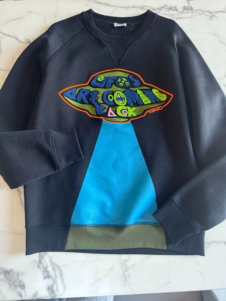 Kenzo Kenzo UFO Print Sweatshirt M - dmc Size US M / EU 48-50 / 2 - 1 Thumbnail