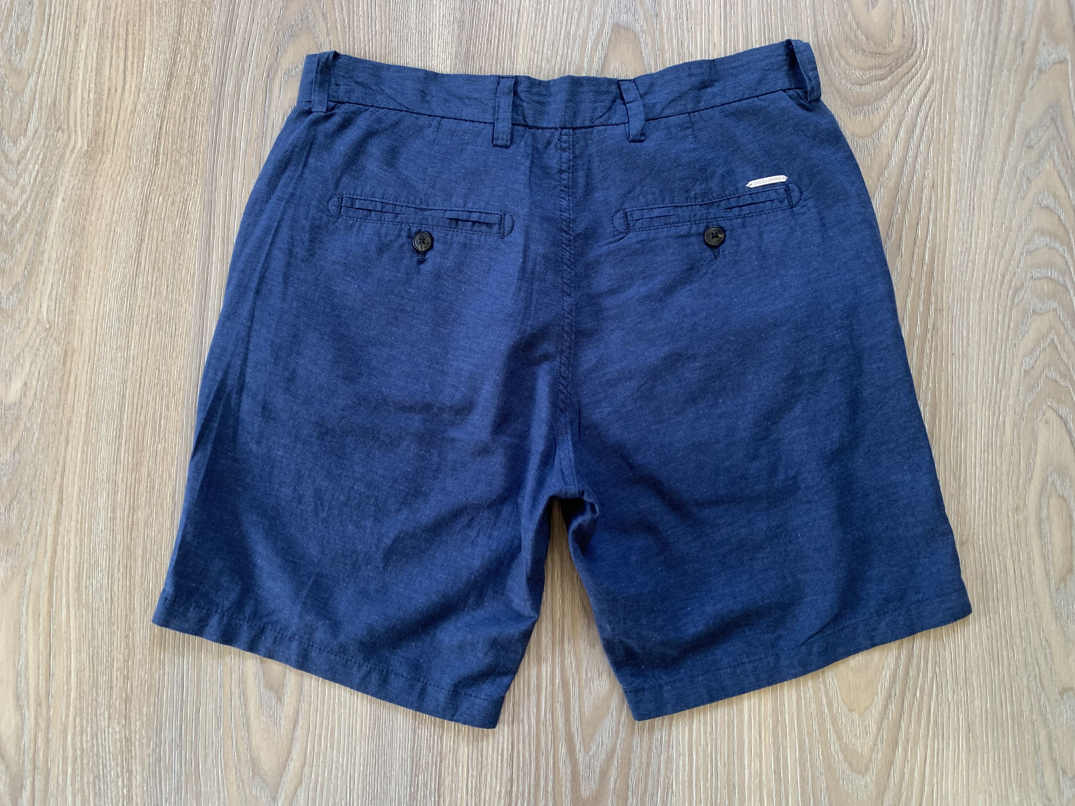 Jack & Jones Jack & Jones Mens Cotton Blue Summer Shorts Size US 32 / EU 48 - 4 Thumbnail