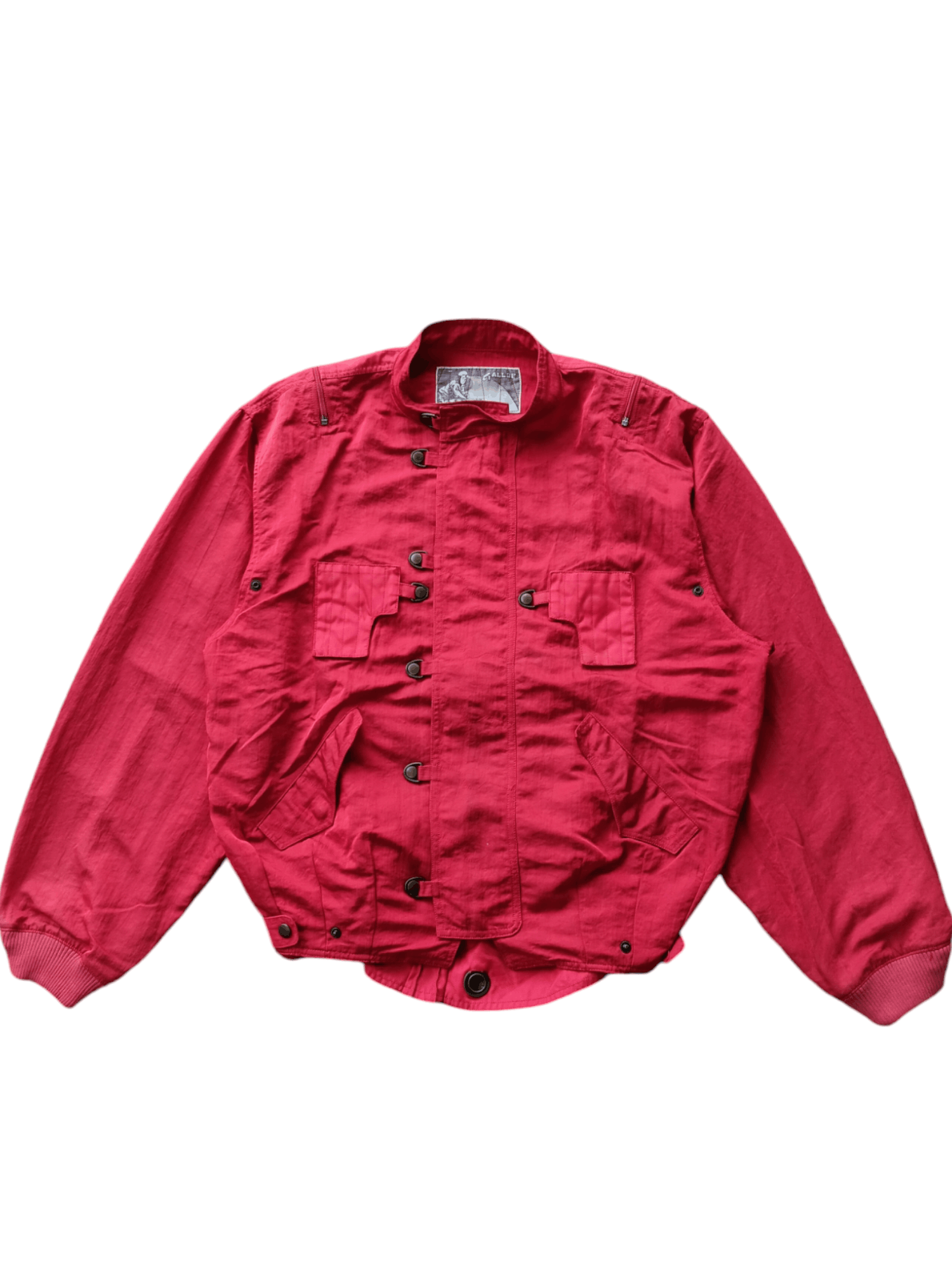 Vintage 😍RARE😍VINTAGE GALLOP MOTORCYCLES RED BOMBER NYLON JACKET Size US XL / EU 56 / 4 - 1 Thumbnail
