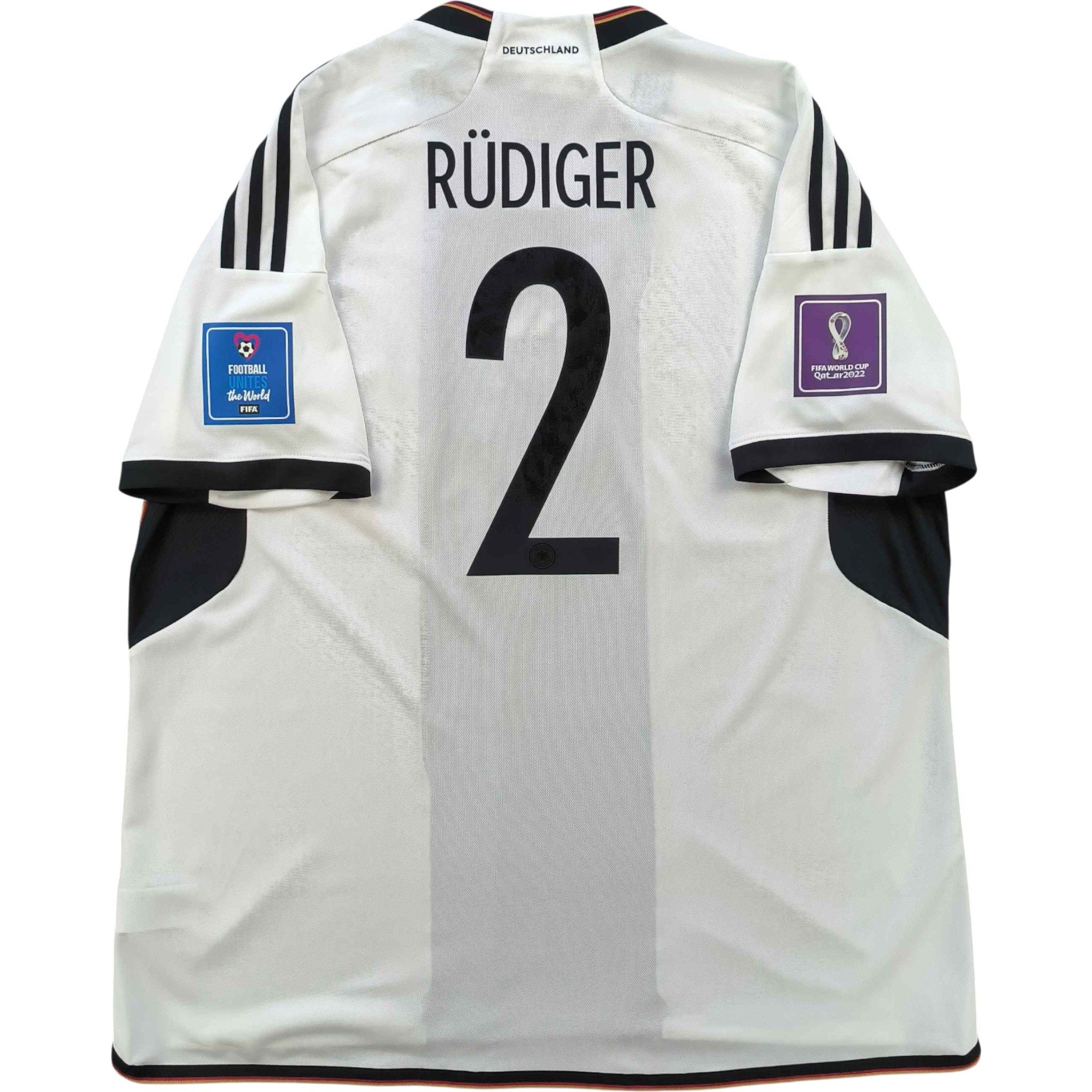Adidas NEW Germany 2022-24 Adidas home Rüdiger football jersey XXL Size US XXL / EU 58 / 5 - 1 Thumbnail