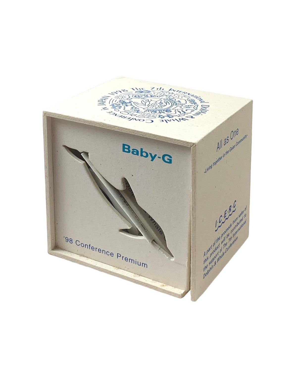 Vintage 1998 CASIO BABY G DOLPHIN & WHALE CONFERENCE PREMIUM WATCH Size ONE SIZE - 5 Thumbnail