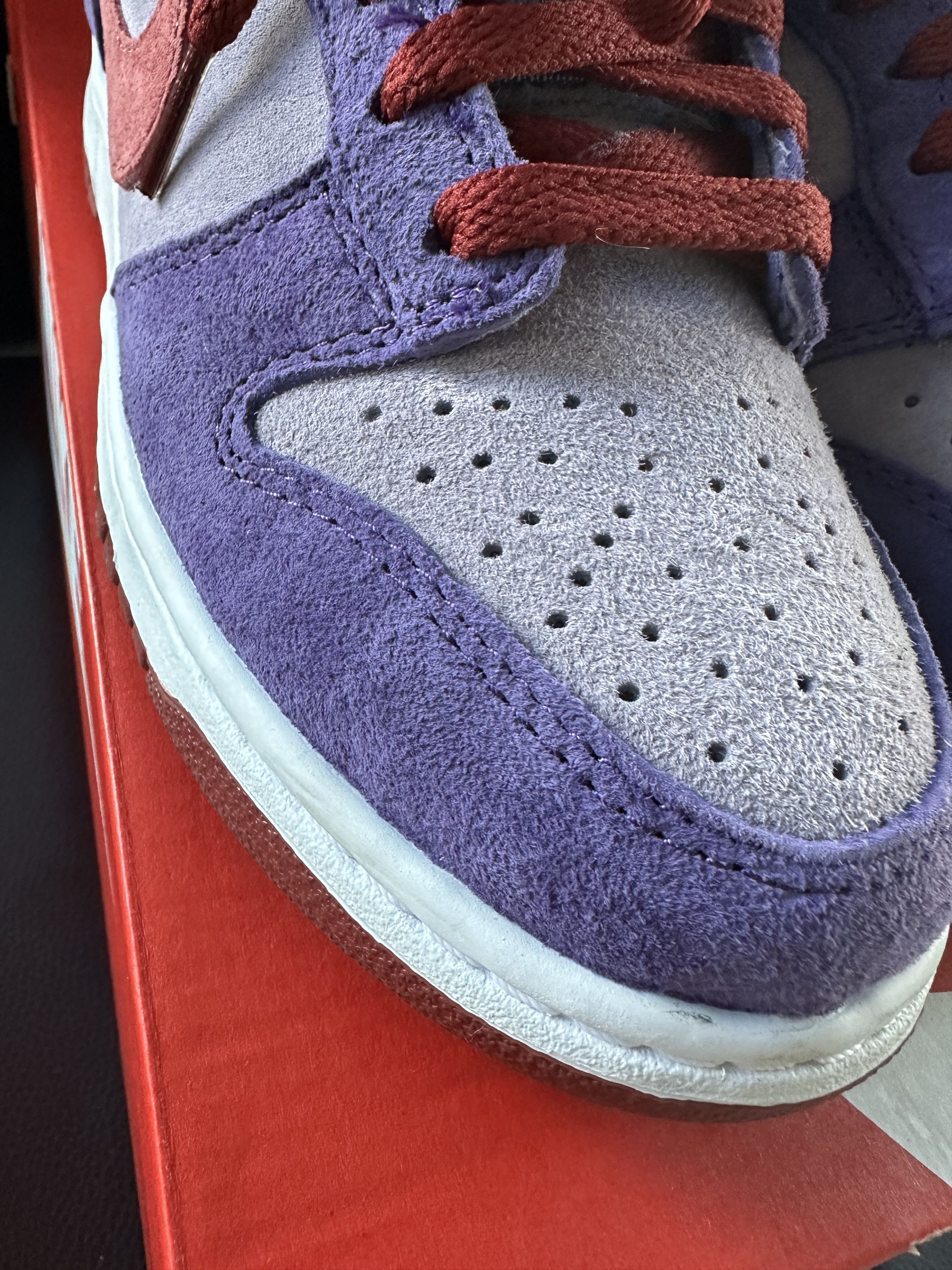 Nike PREOWNED NIKE DUNK LOW SP "PLUM" (2024) Size US 6 / EU 39 - 2 Thumbnail