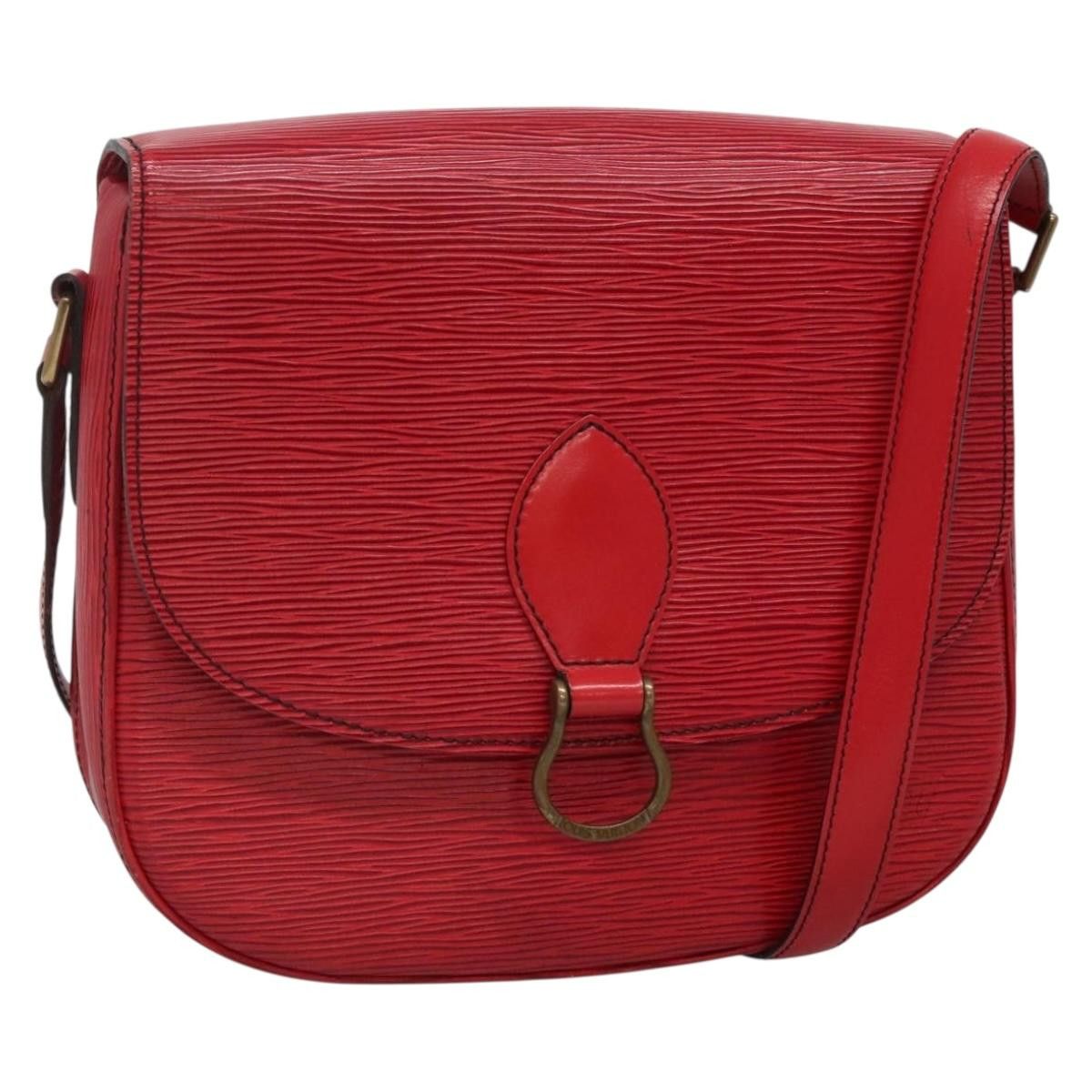 Louis Vuitton LOUIS VUITTON Epi Saint Cloud GM Shoulder Bag Red M52197 Size ONE SIZE - 1 Thumbnail
