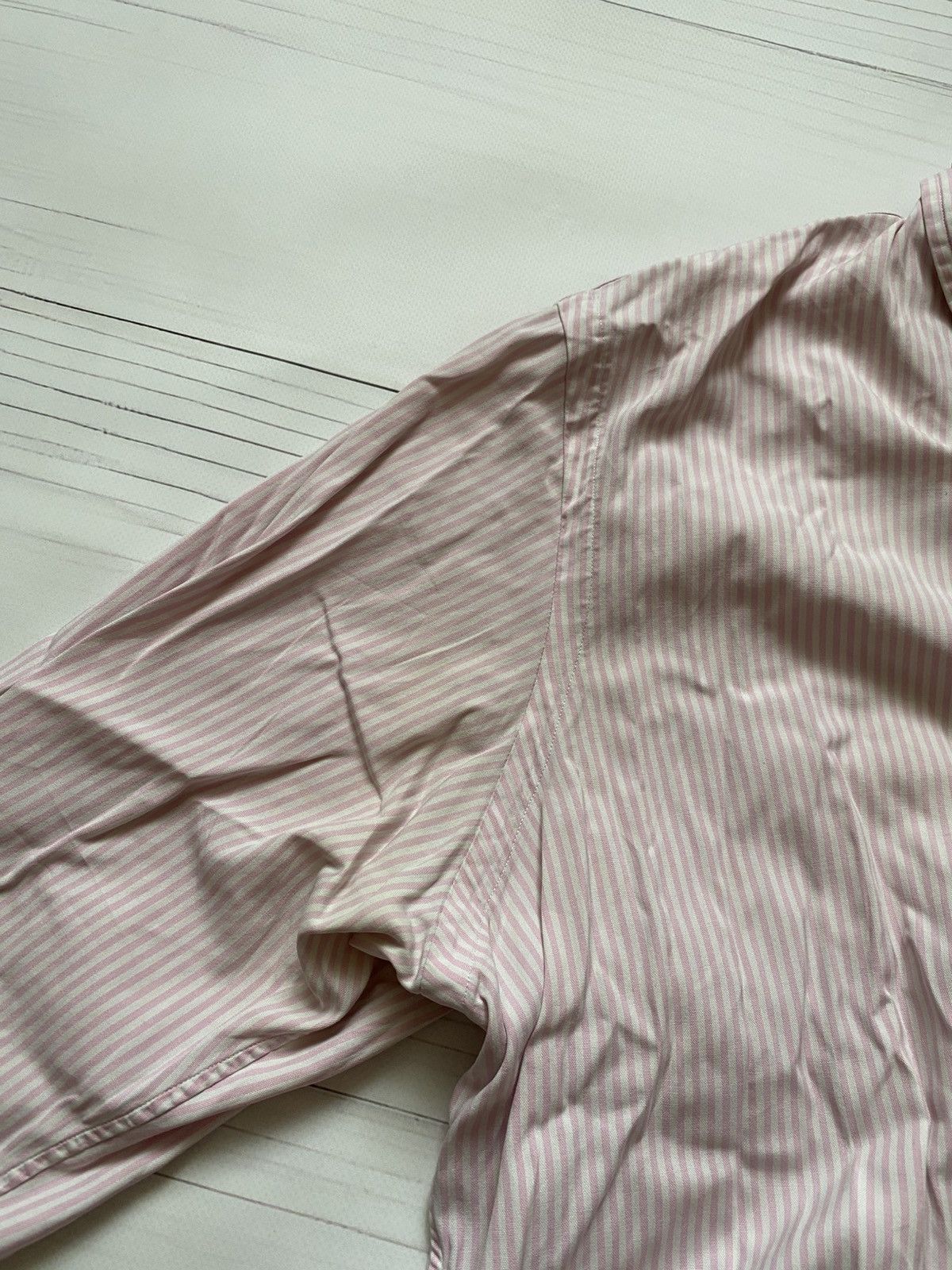 Polo Ralph Lauren Vintage Polo Ralph Lauren oversize striped button up t shirt Size US L / EU 52-54 / 3 - 16 Thumbnail