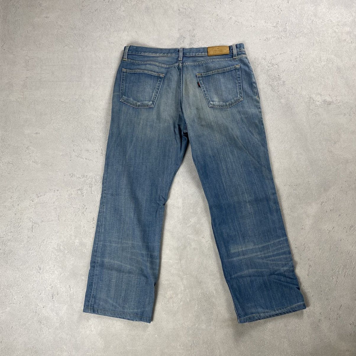 Gucci Vintage GUCCI Distressed Denim Jeans Size US 35 - 15 Thumbnail