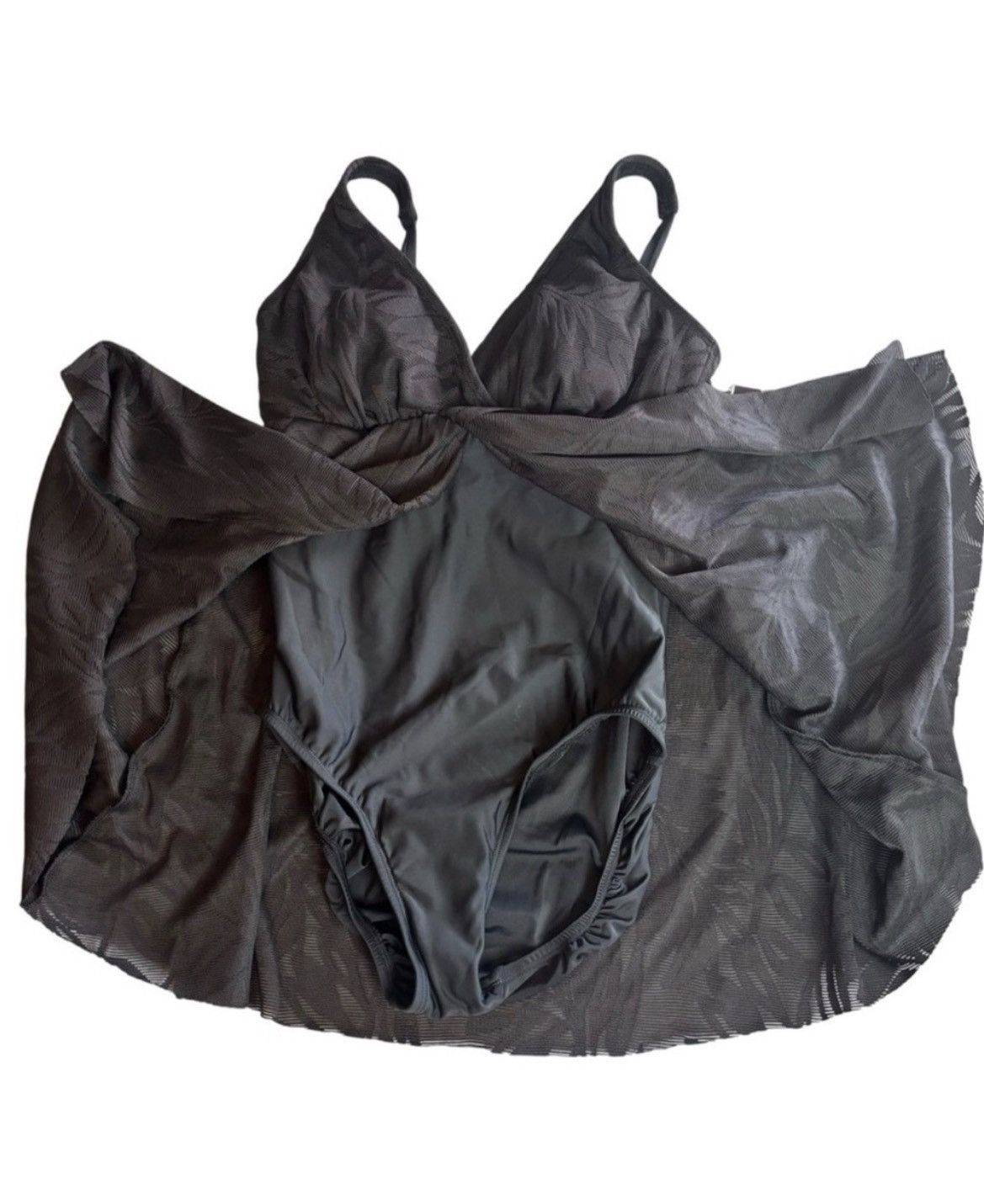 Other $112 Retail Swim Solutions Women's Flyaway Swim-dress Size XL / US 12-14 / IT 48-50 - 6 Thumbnail