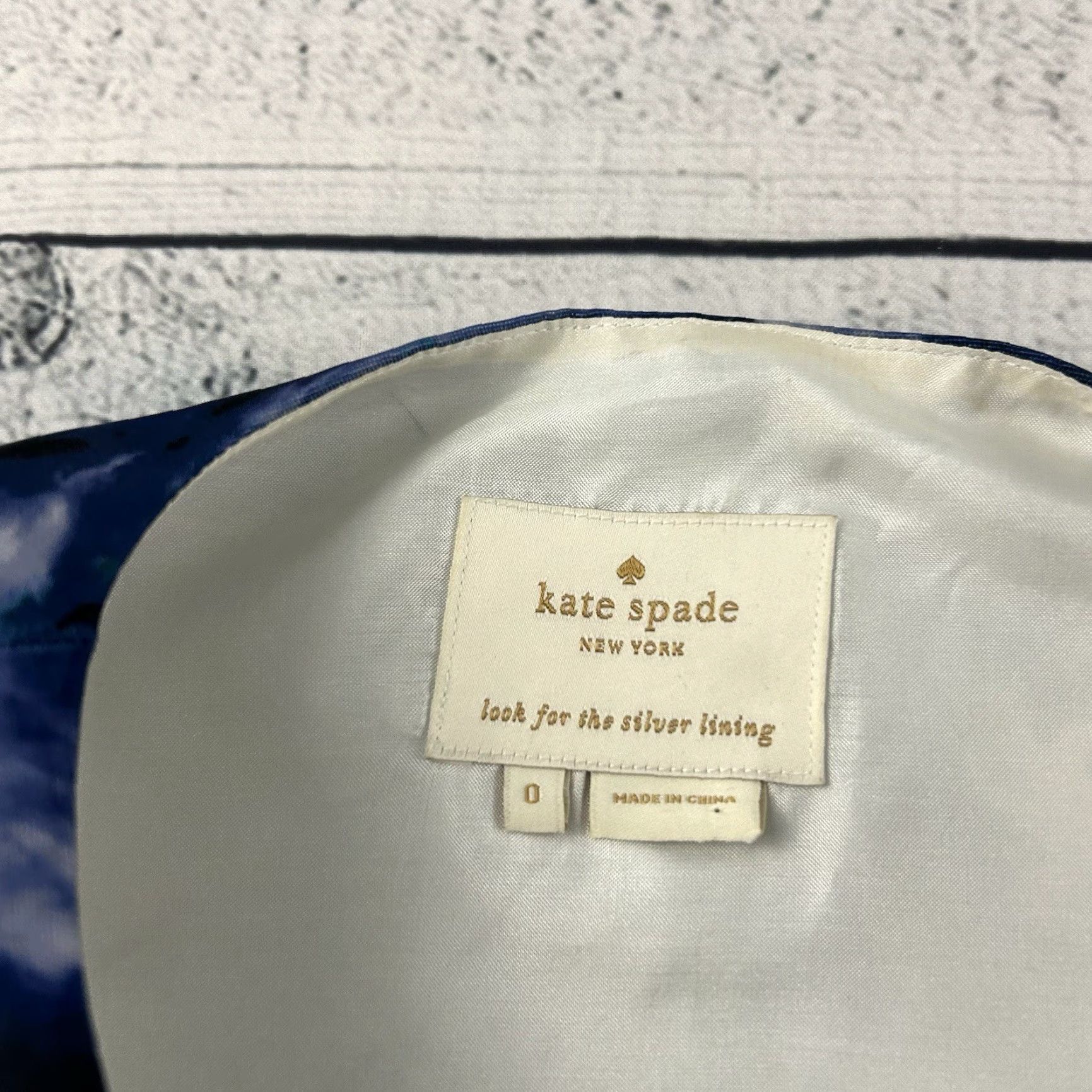 Vintage Kate Spade Zipper Front Sleeveless Dress Women's 0 Blue Dress Kate Spade New York Size XS / US 0-2 / IT 36-38 - 2 Thumbnail