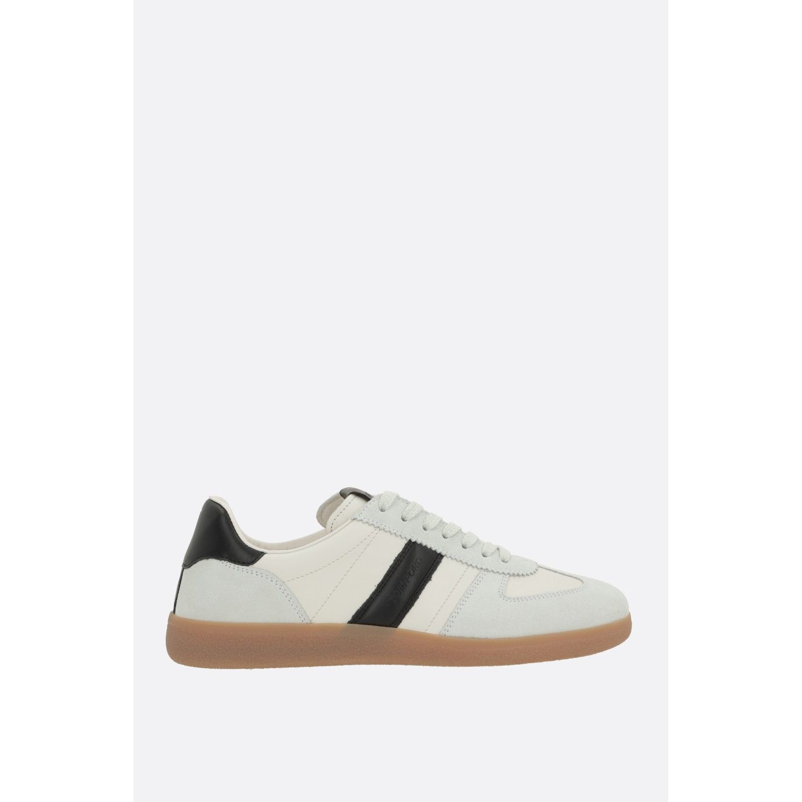 Tom Ford TOM FORD Smooth Leather White Suede Sneakers New & Authentic Size US 10 / EU 43 - 2 Thumbnail