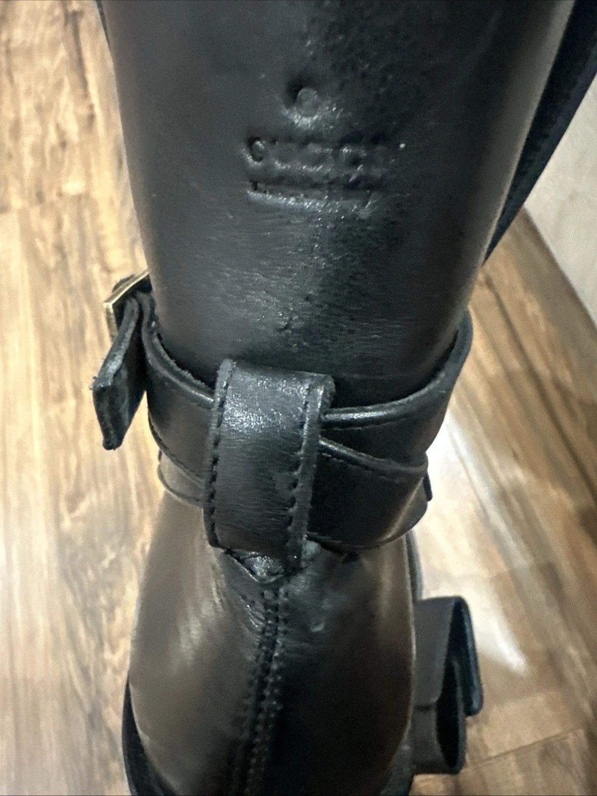 Gucci Gucci Jodhpur Boots Black Leather 12 Buckle Strap Size US 12 / EU 45 - 7 Thumbnail