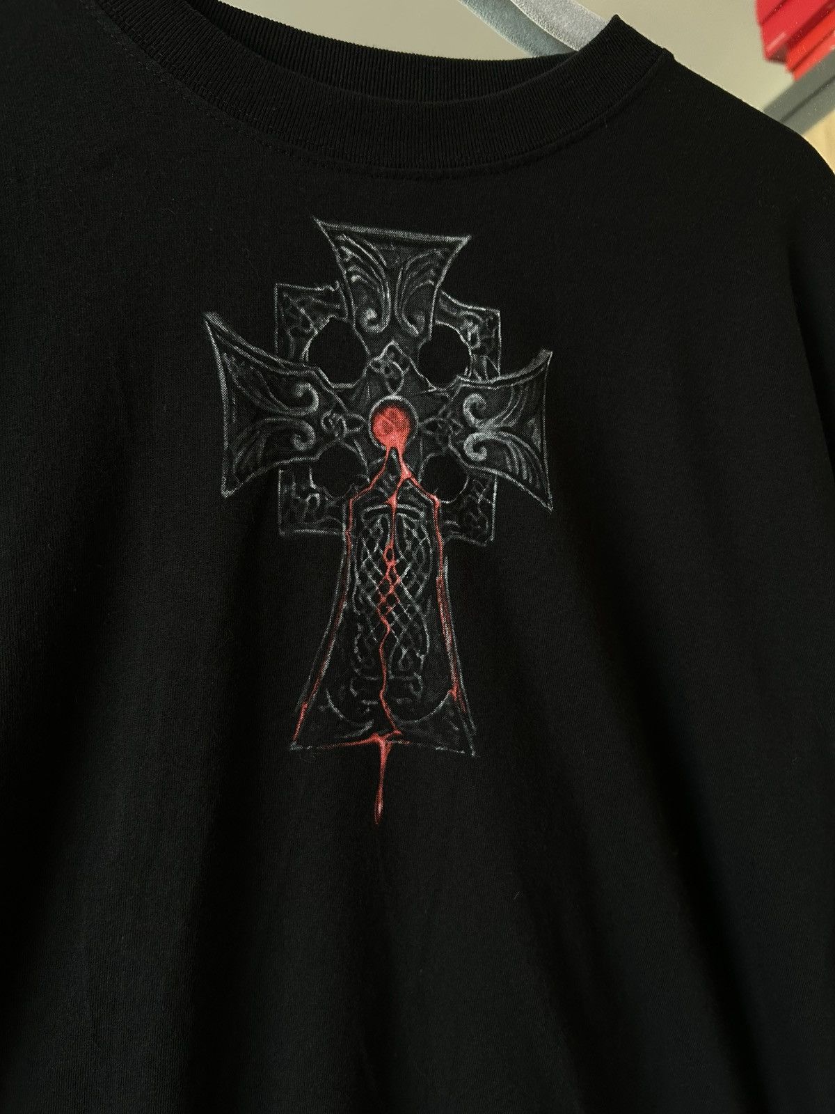 Vintage Skull tee shirt vintage spiral black Size US L / EU 52-54 / 3 - 11 Thumbnail