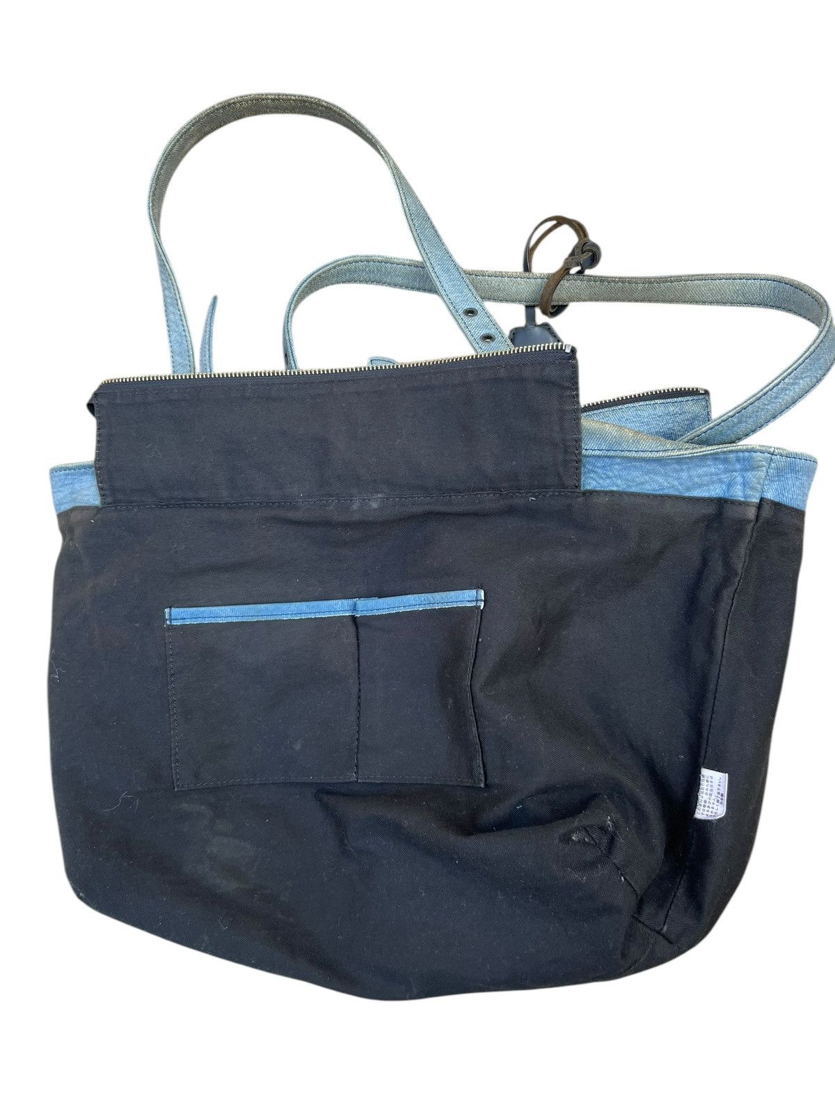 Leather DECADE Japan Distress Dirty Patina Leather Bag Tote Size ONE SIZE - 23 Thumbnail
