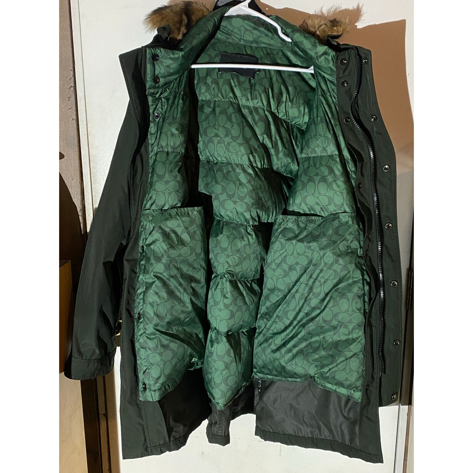 Coach Coach 3-in-1 Parka Sherling Down Puffer Removable Liner Hood Size 3XL / US 20-22 - 17 Thumbnail
