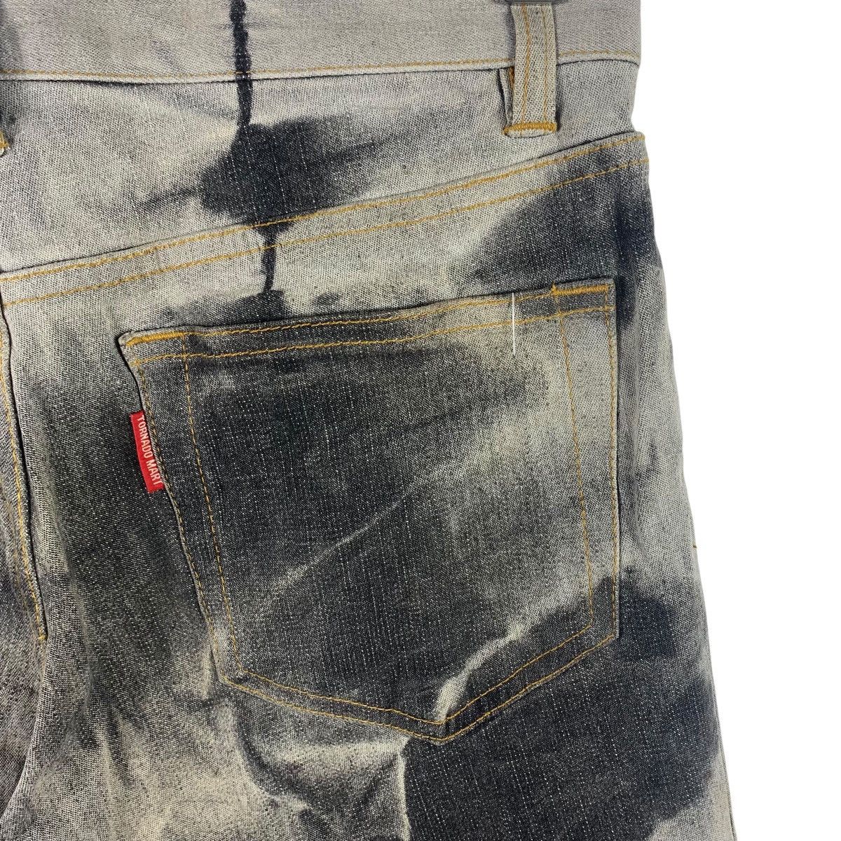 Japanese Brand × Tornado Mart TORNADO MART Flare bleach denim jeans Size 29" - 15 Thumbnail