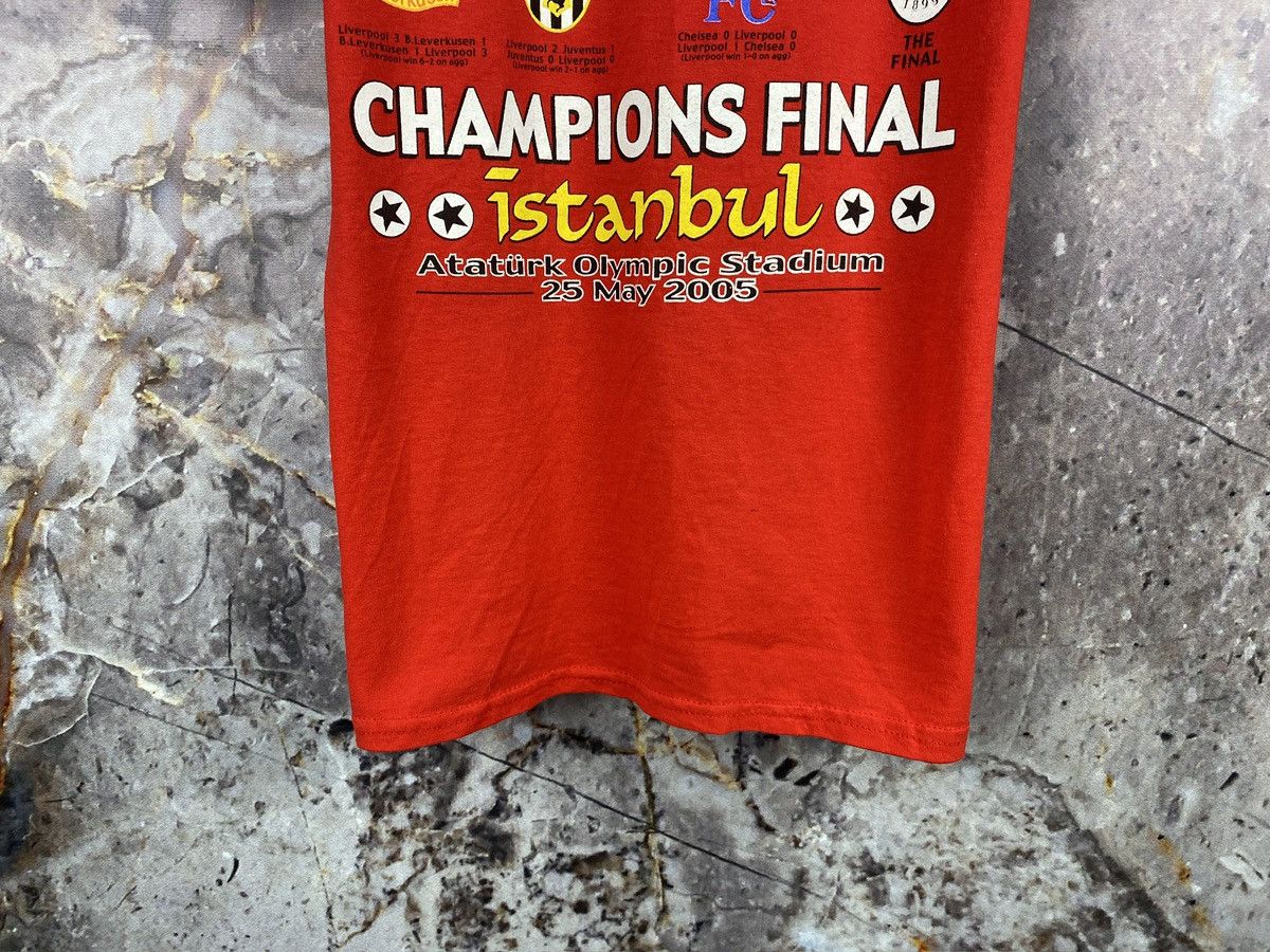 Vintage Soccer T-Shirt Liverpool Milan Final Istanbul 2005 Football Size US M / EU 48-50 / 2 - 11 Thumbnail