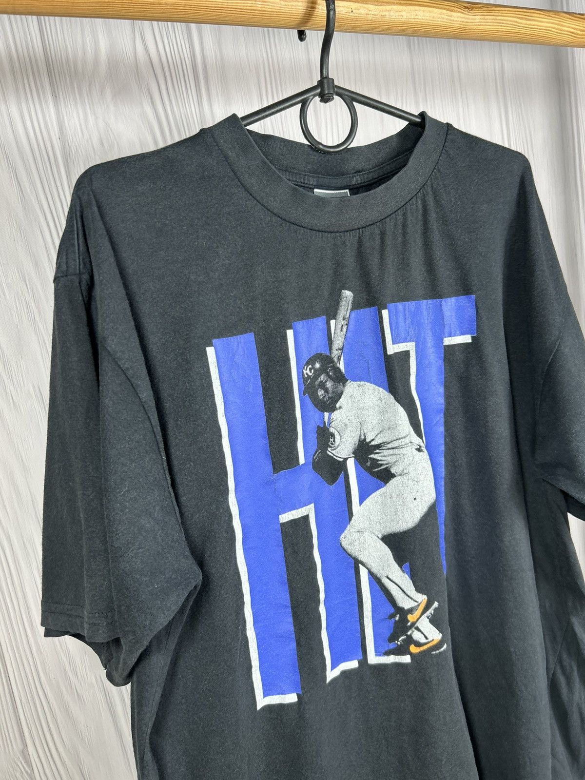 Nike Rare Vintage 80’s Nike Bo Jackson Hit & Run T-Shirt Size XL Size US XL / EU 56 / 4 - 4 Thumbnail