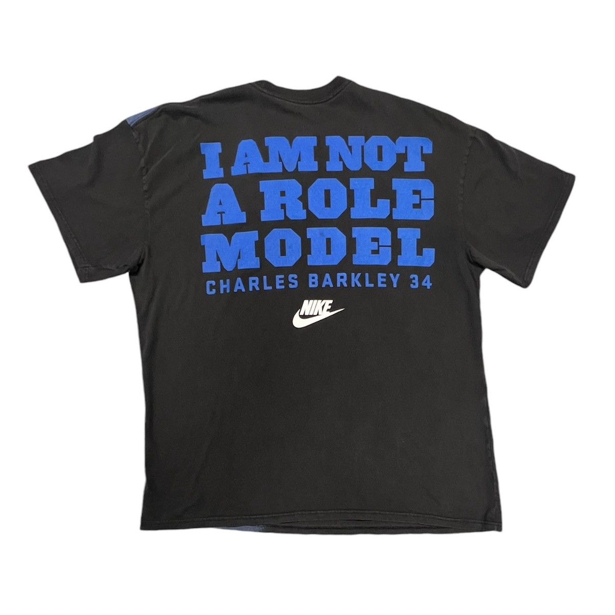NBA Vintage 90s Charles BARKLEY NIKE T-Shirt Size US XXL / EU 58 / 5 - 2 Thumbnail
