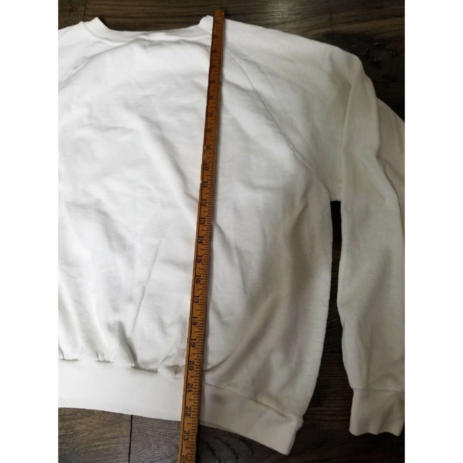Vintage Vintage USA Florida Sailing Flags Crewneck Sweatshirt L White Cotton Unbranded Unisex Adults Sweatshirt Distressed Graphic 90s? Size L / US 10 / IT 46 - 5 Thumbnail