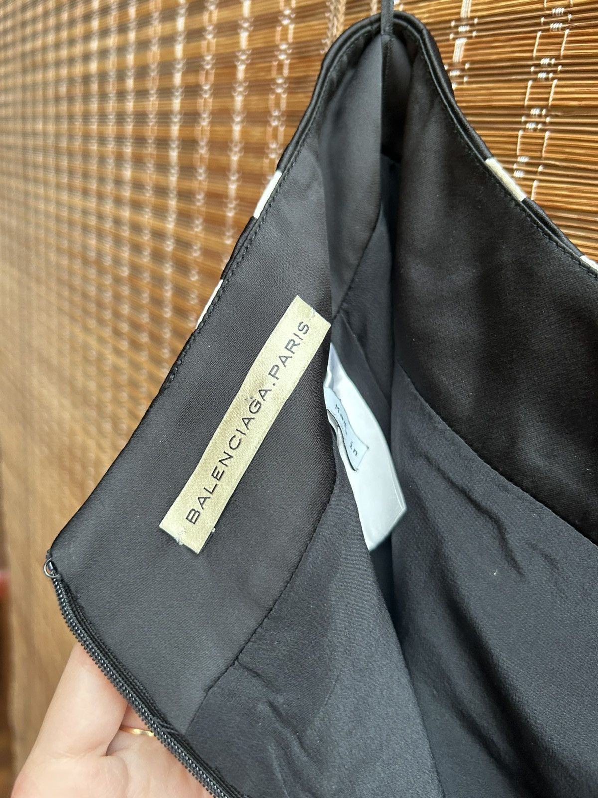 Balenciaga × Vintage Balenciaga Paris F/W 2008 Pencil Satin Skirt Size 42 Size 28" / US 6 / IT 42 - 5 Thumbnail