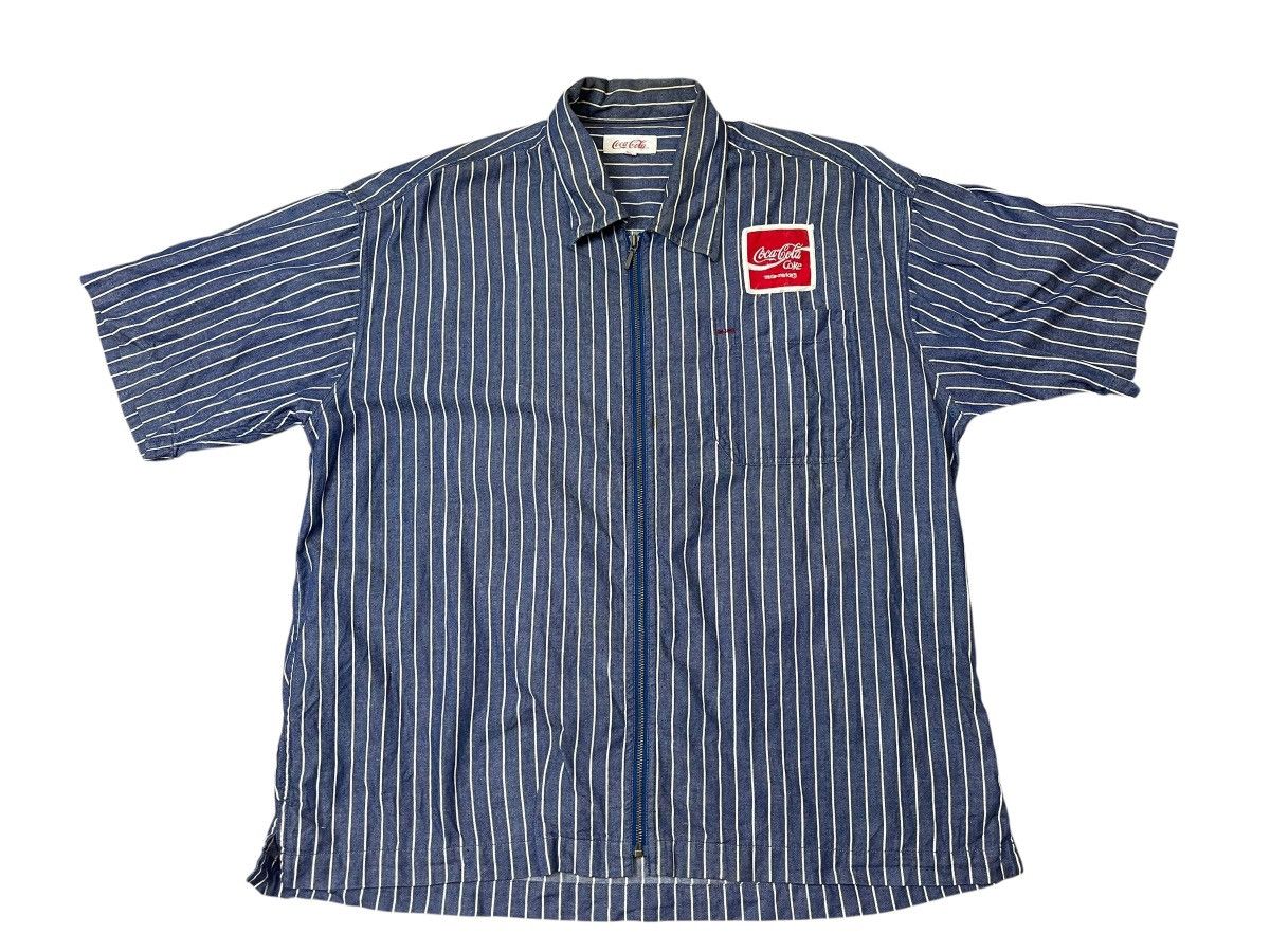 Coca Cola Vintage Coca Cola Shirt Jacket Size US L / EU 52-54 / 3 - 1 Thumbnail