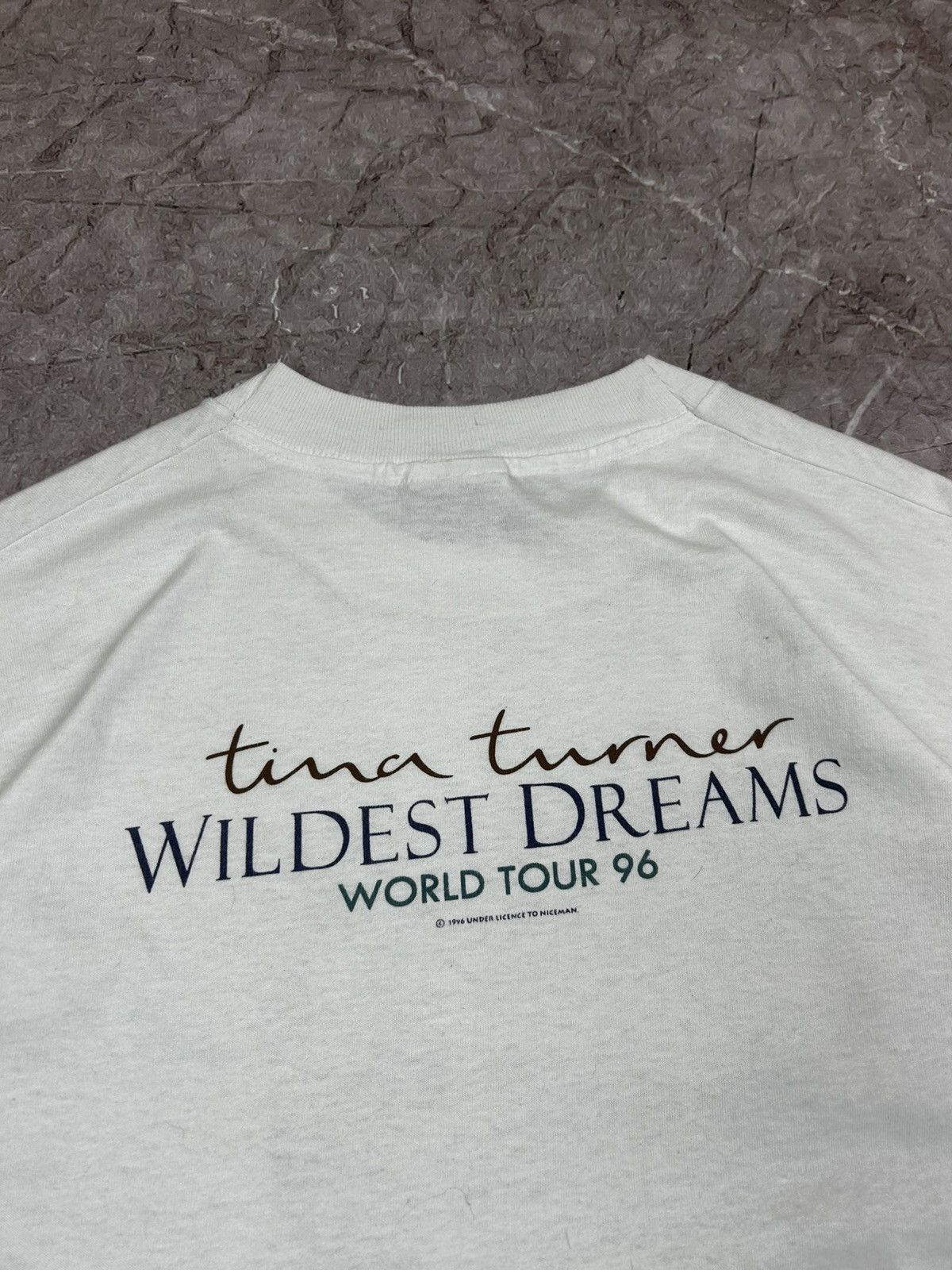 Band Tees Tina Turner 1996 World Tour Vintage T Shirt Size US L / EU 52-54 / 3 - 7 Thumbnail