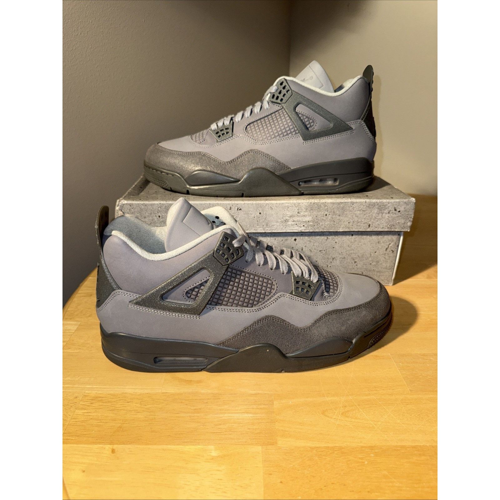 Nike Air Jordan 4 Retro Paris Olympics Wet Cement Size 13 OG BOX Size US 13 / EU 46 - 1 Thumbnail
