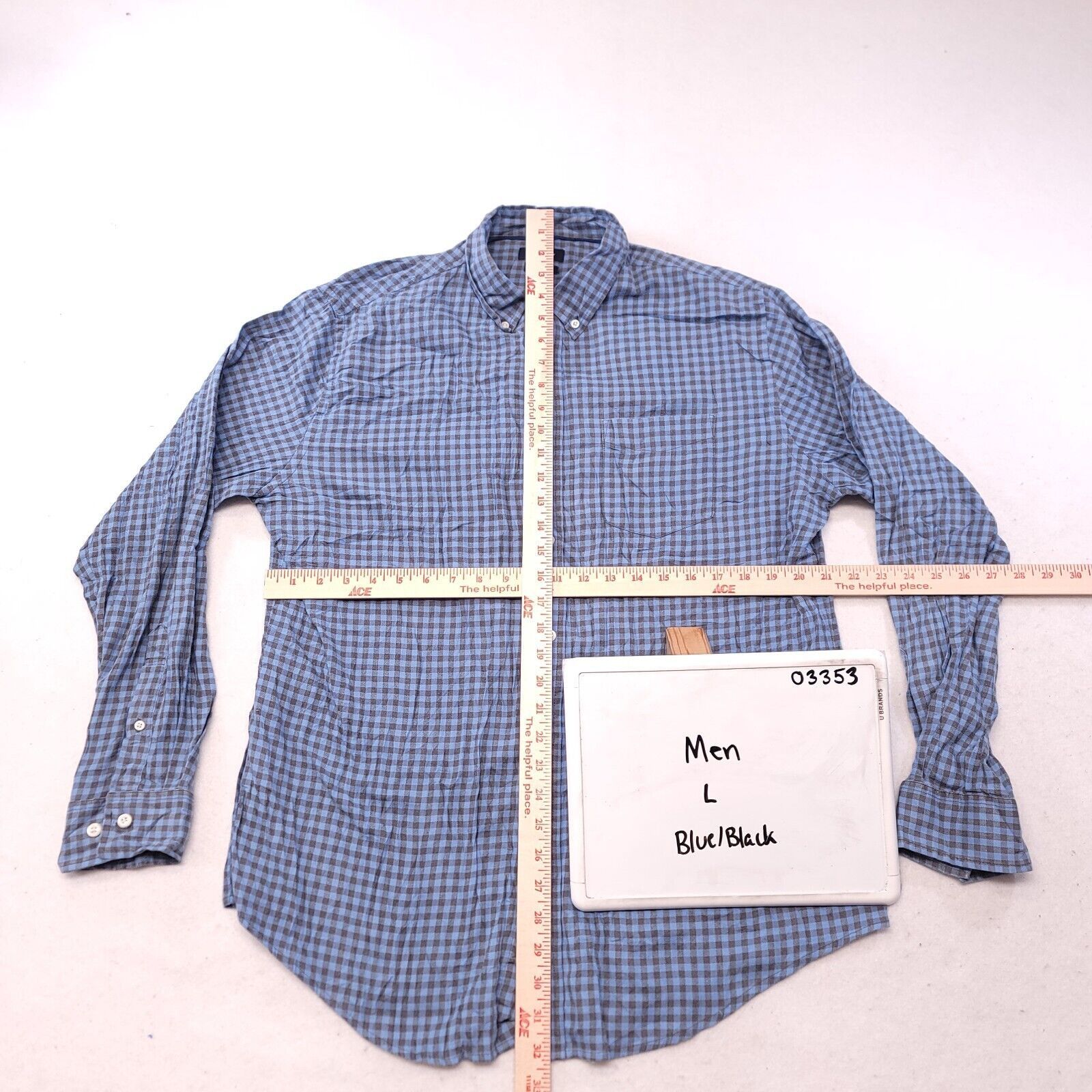 Croft & Barrow Croft & Barrow Tartan Flannel Shirt Mens Size Large L Blue Size US L / EU 52-54 / 3 - 6 Thumbnail