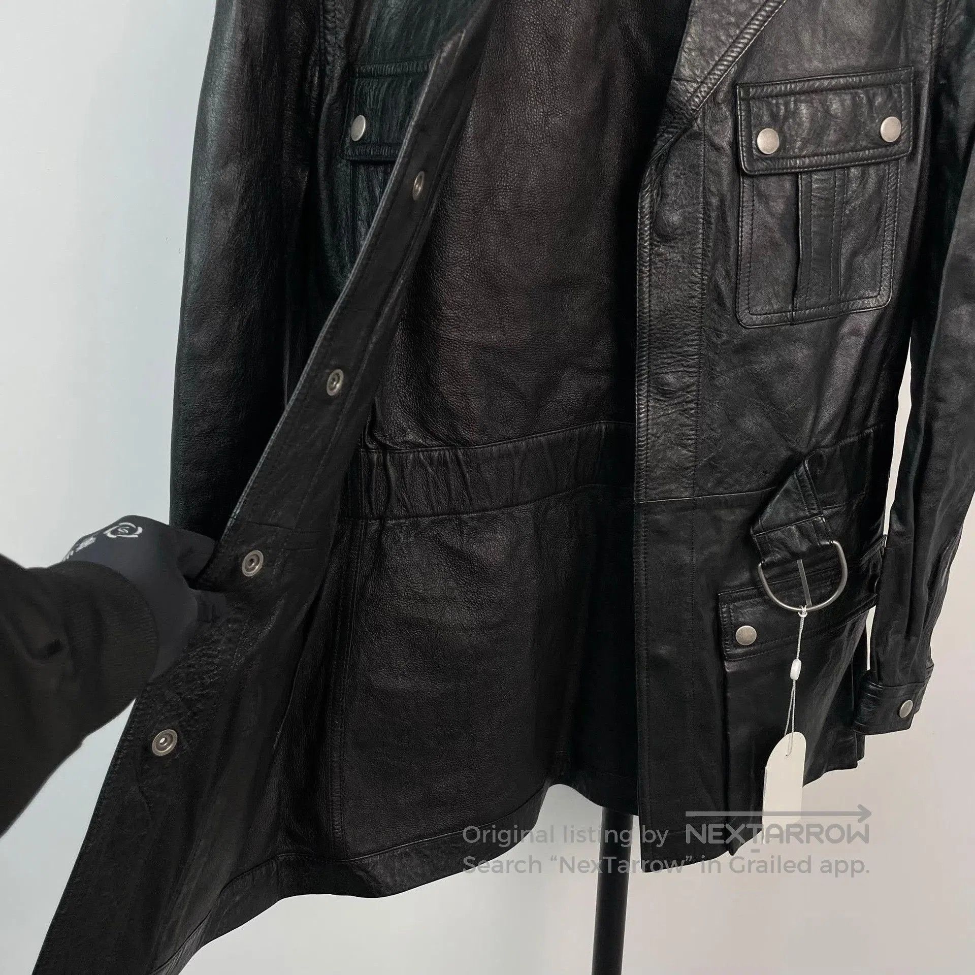 Saint Laurent Paris Saint Laurent 2017FW Black Leather Jacket. Size US M / EU 48-50 / 2 - 3 Thumbnail