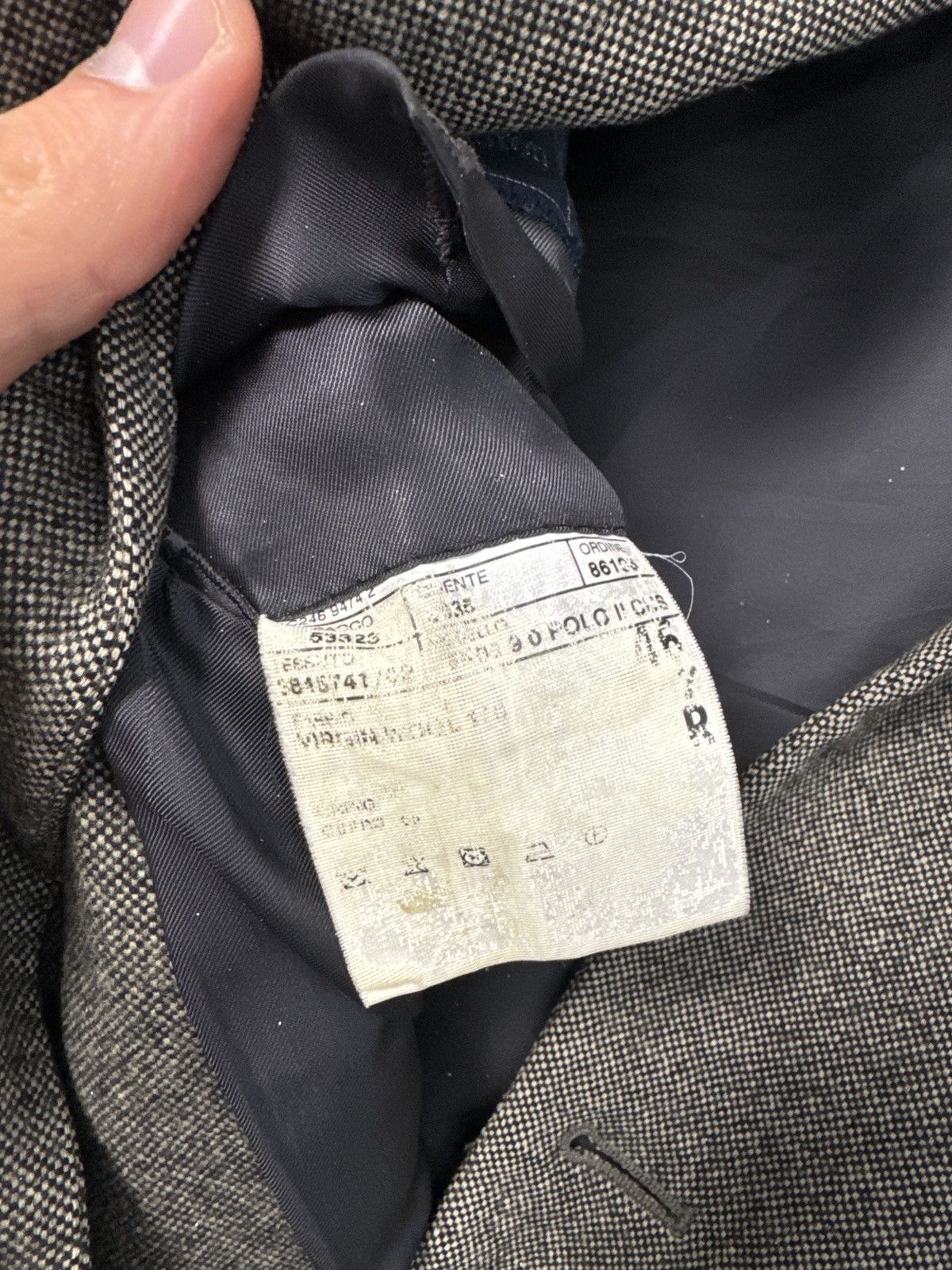 Vintage Vintage Polo Ralph Lauren Wool Blazer Made in Italy Size 46R - 13 Thumbnail