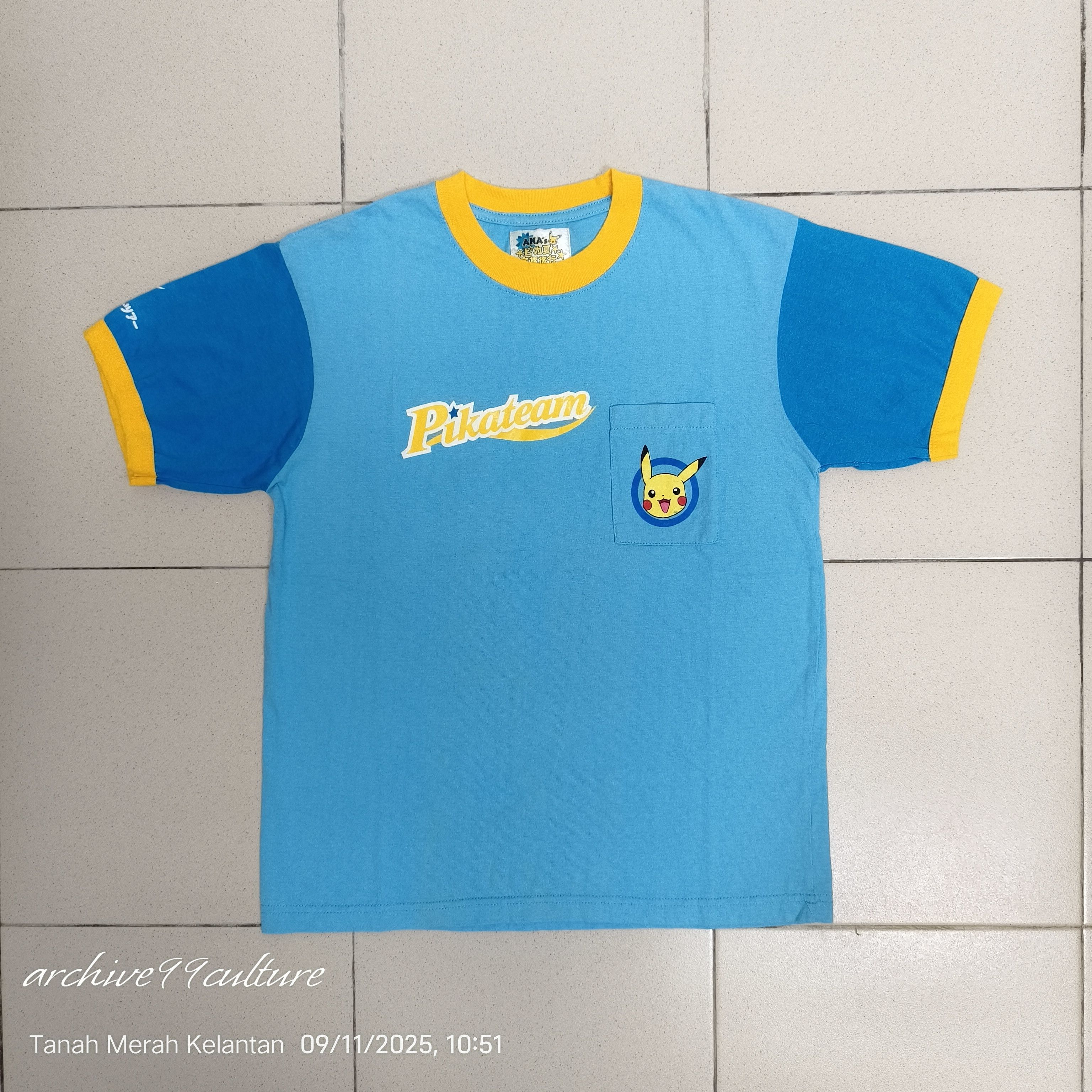 2004 Nintendo Pokemon pocket t shirt merch