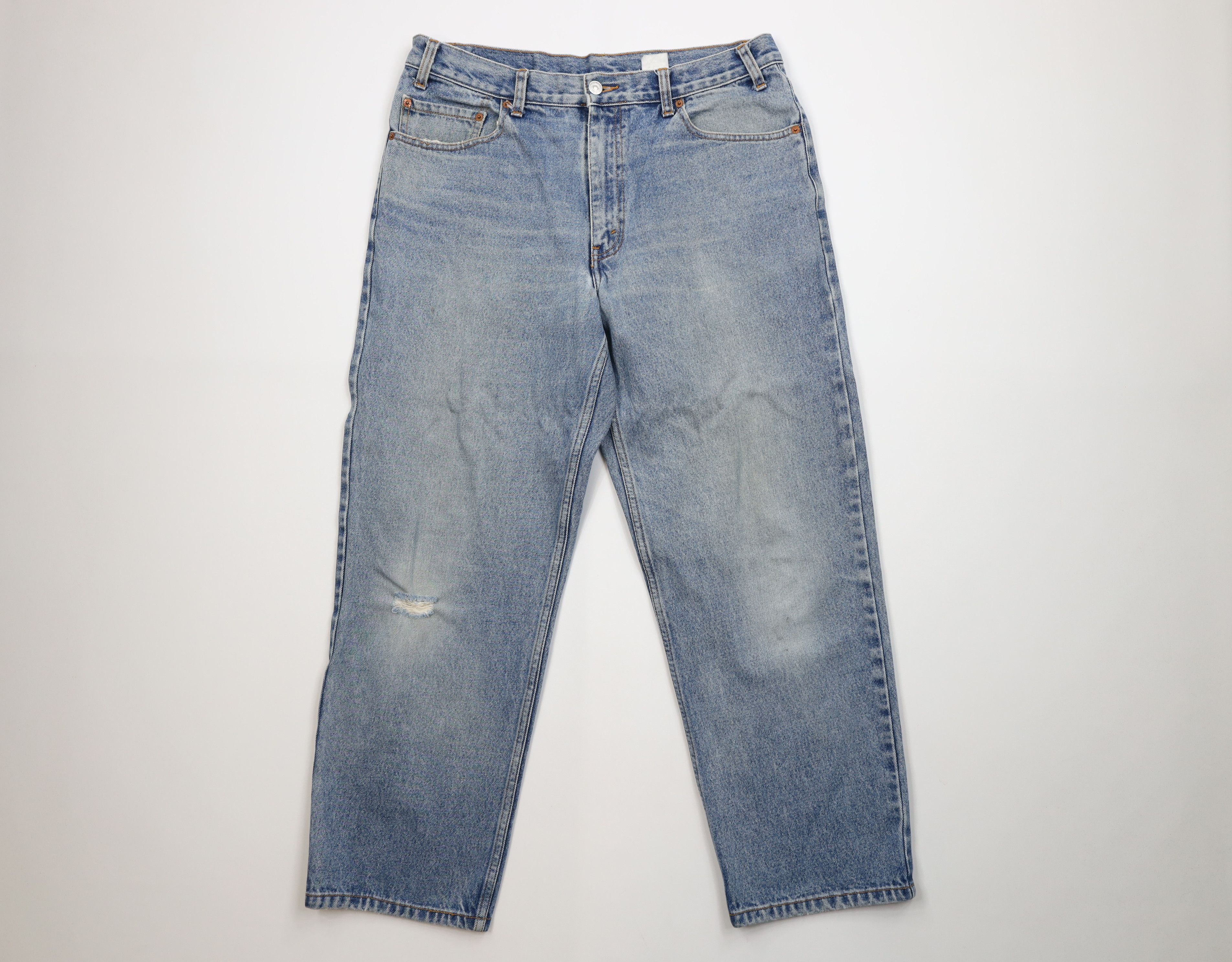 Levi's Vintage 90s Y2K Levis 550 Relaxed Fit Denim Jeans Blue Size US 36 / EU 52 - 1 Thumbnail