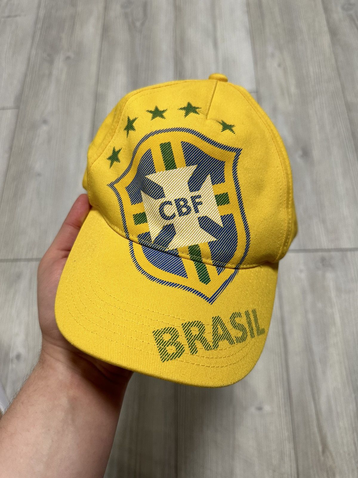 Nike Vintage Nike Brasil National Team Soccer Cap Size ONE SIZE - 1 Thumbnail