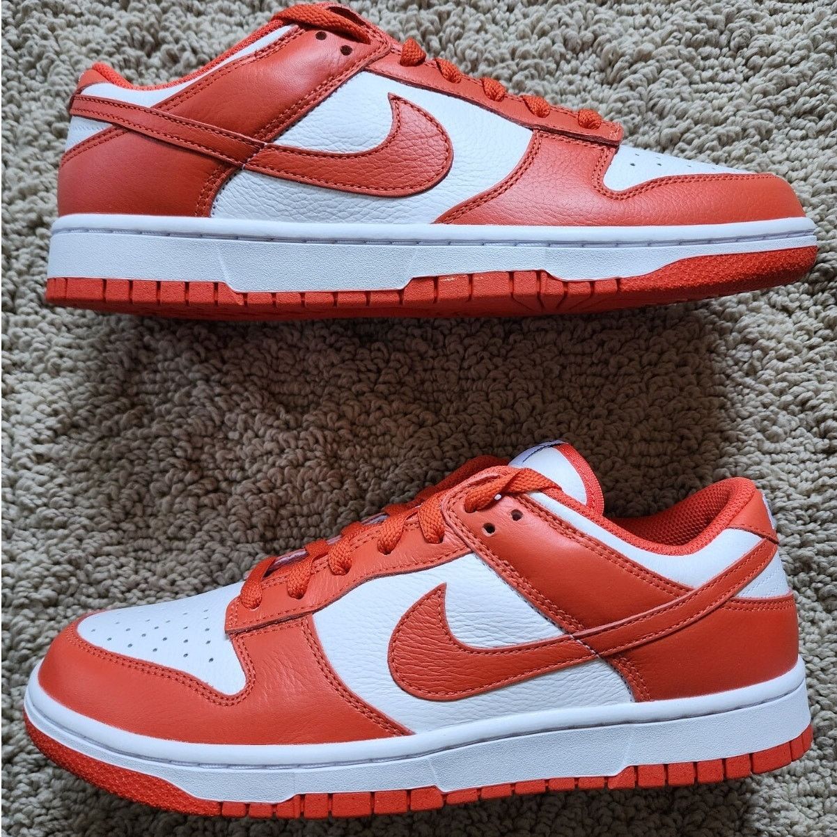 Nike Nike By You Dunk Low Retro Orange White Brand New Sz 9 Size US 9 / EU 42 - 2 Thumbnail