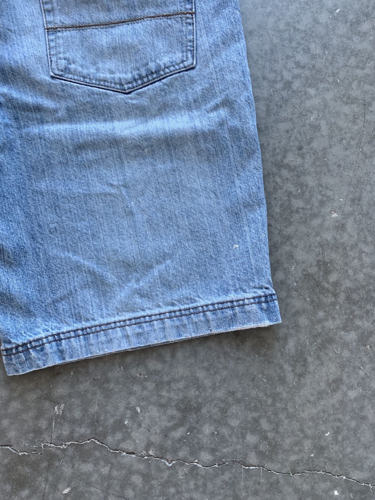 Vintage Crazy Vintage Y2K Baggy Light Wash Jean Shorts Painter Size US 36 / EU 52 - 10 Thumbnail
