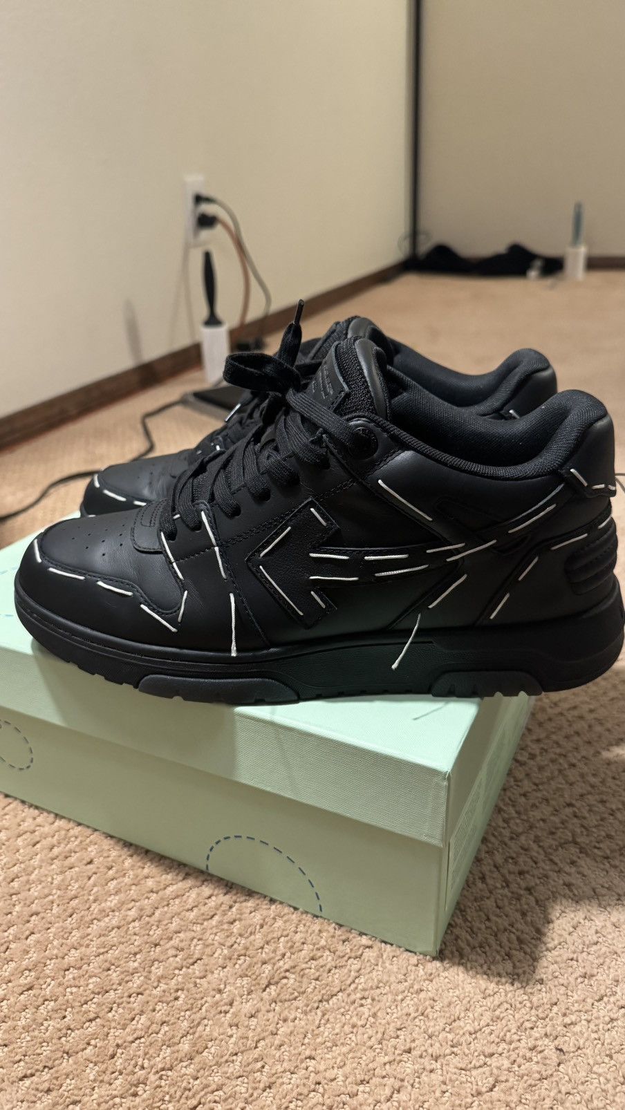 Off-White Off-White Out of Office Low Sartorial Stitching Sneakers Size US 12 / EU 45 - 7 Thumbnail