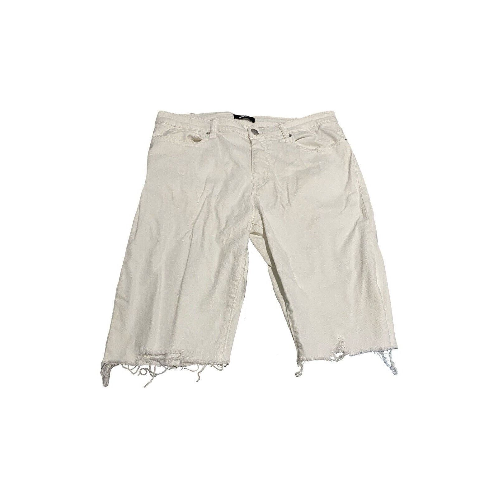 Other Distressed White Shorts Men’s W32 Raw Hem Size US 32 / EU 48 - 1 Thumbnail
