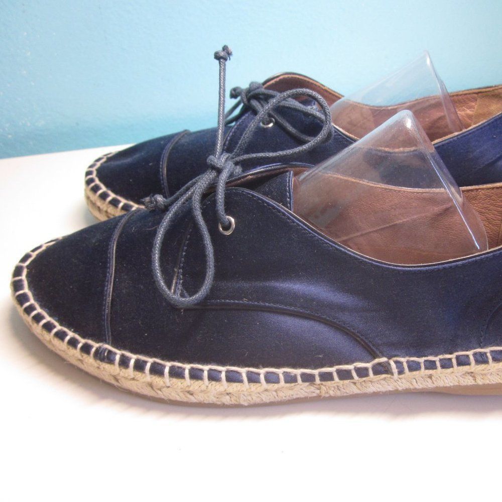 Tabitha Simmons Tabitha Simmons Blue Satin Espadrilles 38 7.5 Size US 7.5 / IT 37.5 - 6 Thumbnail