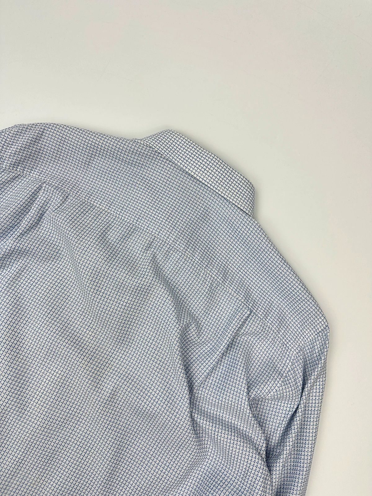 Dolce & Gabbana Dolce & Gabbana 90s Micro Checkered Dress Pocket Shirt Size US L / EU 52-54 / 3 - 6 Thumbnail