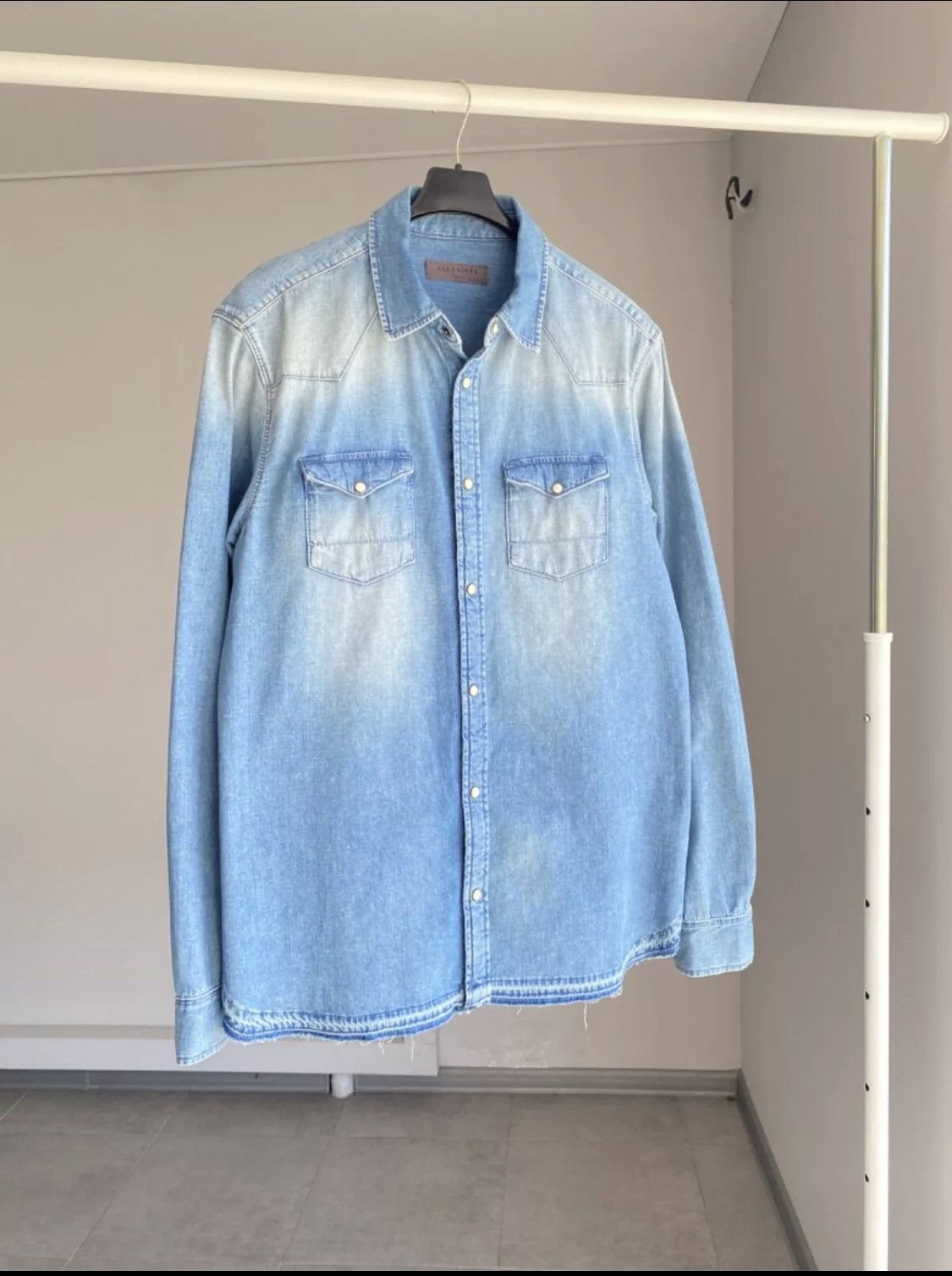 Allsaints Allsaints Denim Shirt Size US S / EU 44-46 / 1 - 2 Thumbnail