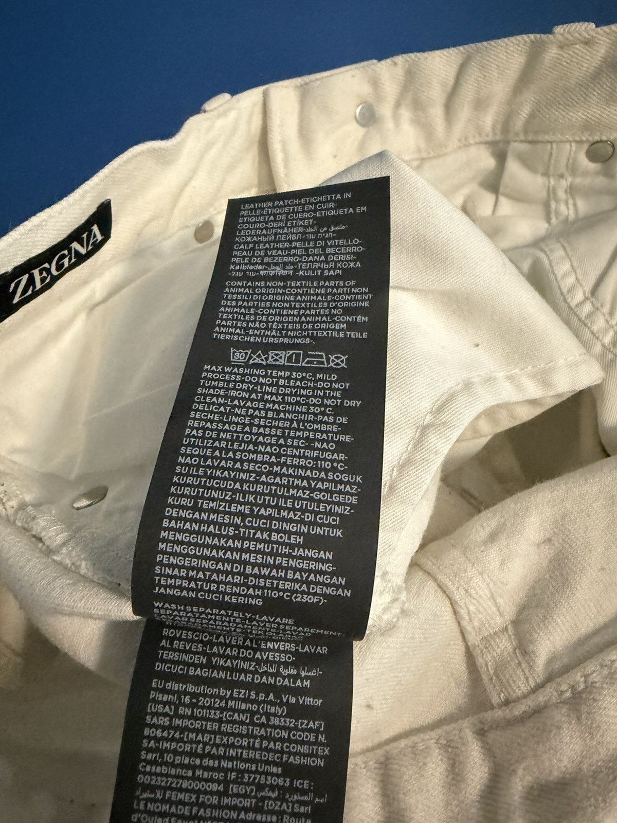 Ermenegildo Zegna White zegna pants Size US 32 / EU 48 - 16 Thumbnail