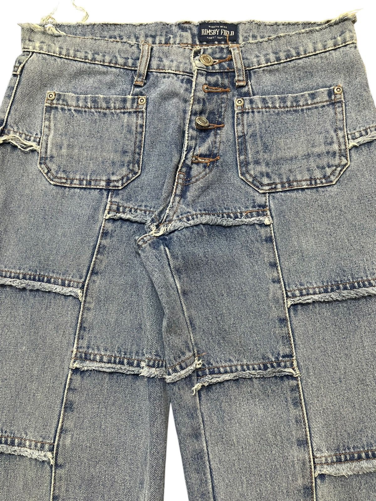 Hysteric Glamour Vintage Japanese Hagi Patchwork Hysteric Style Flared Jeans Size US 30 / EU 46 - 4 Thumbnail