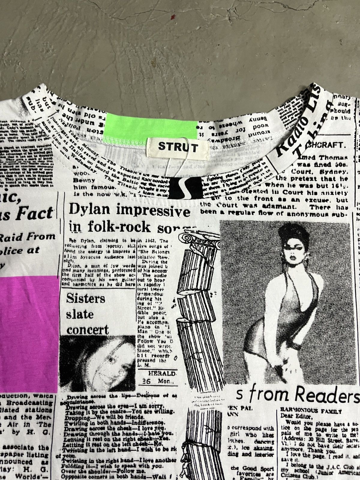 Beauty Beast Strut Japan Newspaper Galliano Hysteric Dior Inspired Size US M / EU 48-50 / 2 - 1 Thumbnail