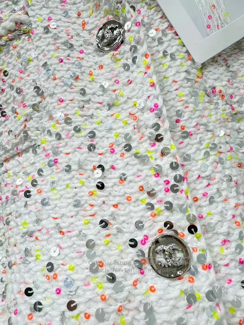 Chanel Chanel 24P lapel colour sequin jacket Size XS / US 0-2 / IT 36-38 - 6 Thumbnail