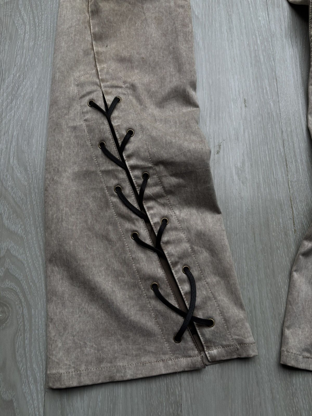 Japanese Brand TORNADO MART real phyton flare pants Size US 30 / EU 46 - 8 Thumbnail