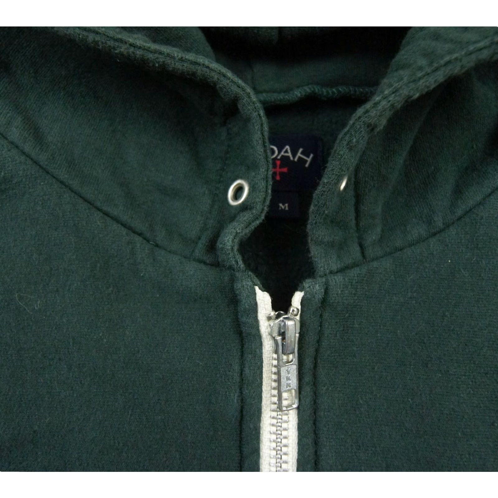 Noah VINTAGE NOAH Mens Hoodie Full Zip Sweatshirt All Seasons Green Fleece Logo Streetwear Large Size US M / EU 48-50 / 2 - 4 Thumbnail