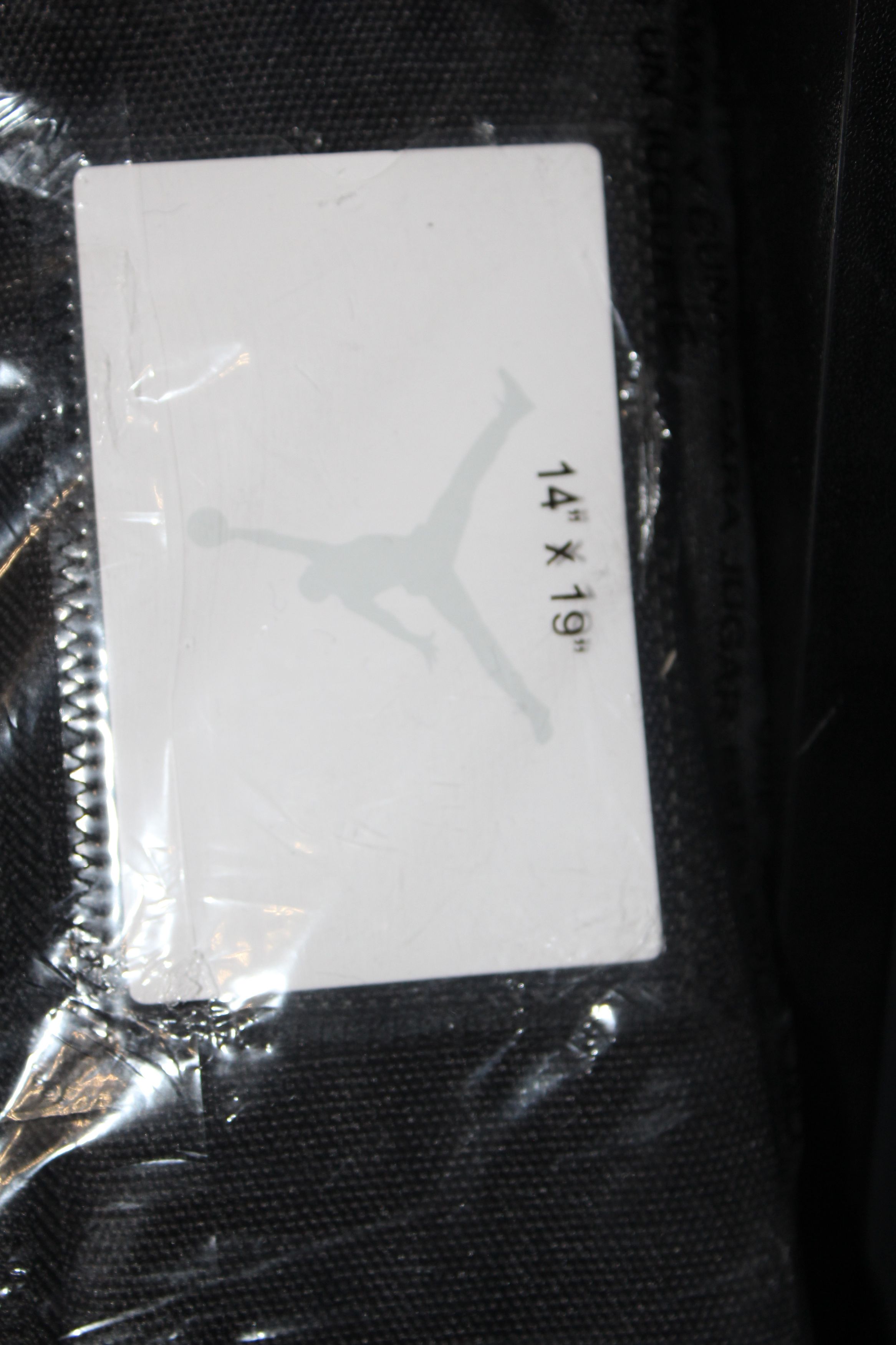 Jordan Brand Vintage Nike Golf Jordan Shoebox Bag Black Gold 9B0388-K5X Size ONE SIZE - 3 Thumbnail