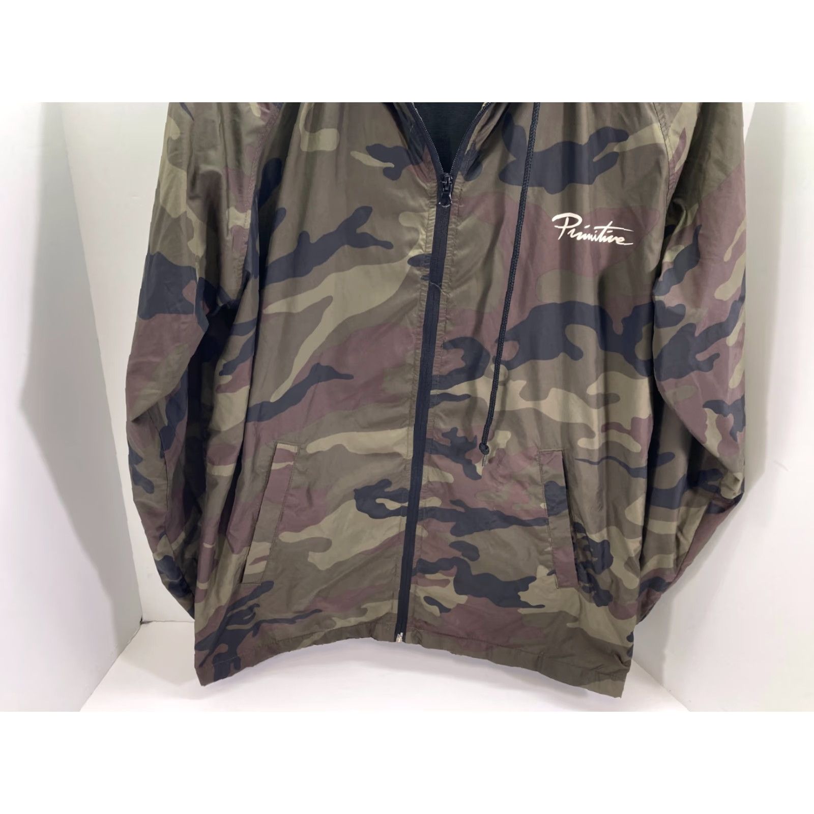 Primitive Primitive Skateboarding Windbreaker Jacket Men Medium Green Camouflage Hooded Size US M / EU 48-50 / 2 - 6 Thumbnail