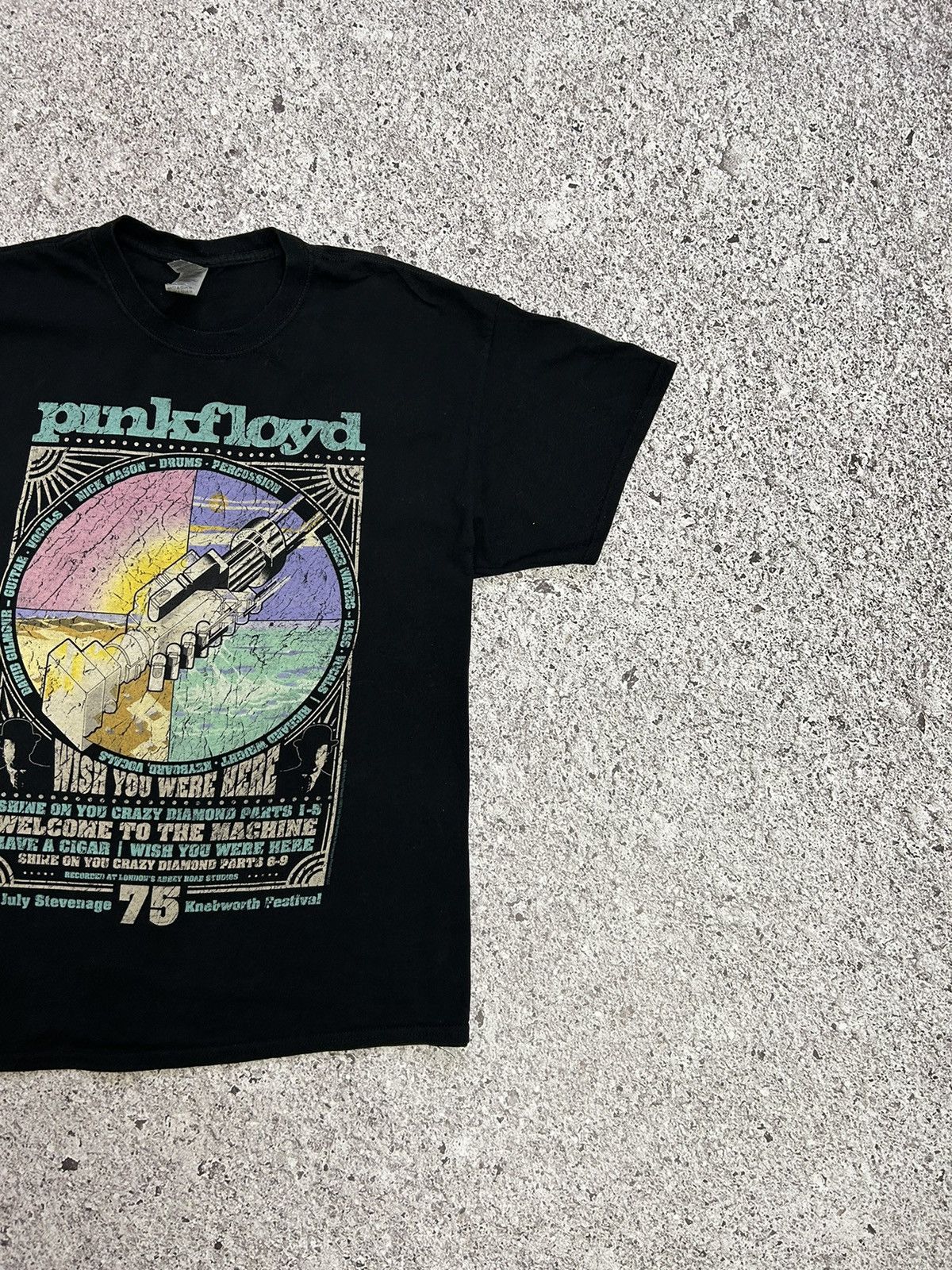 Band Tees × Vintage Vintage Pink Floyd Wish You Were Here 2018 T-Shirt Size US XL / EU 56 / 4 - 4 Thumbnail
