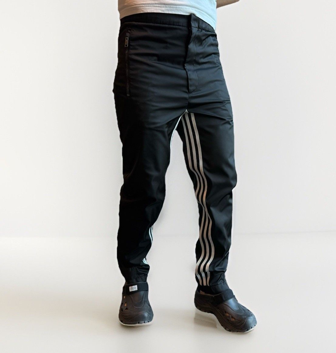 Adidas × Prada DDP Prada x Adidas Original Re-Nylon Pants Black Size XS Size US 30 / EU 46 - 1 Thumbnail